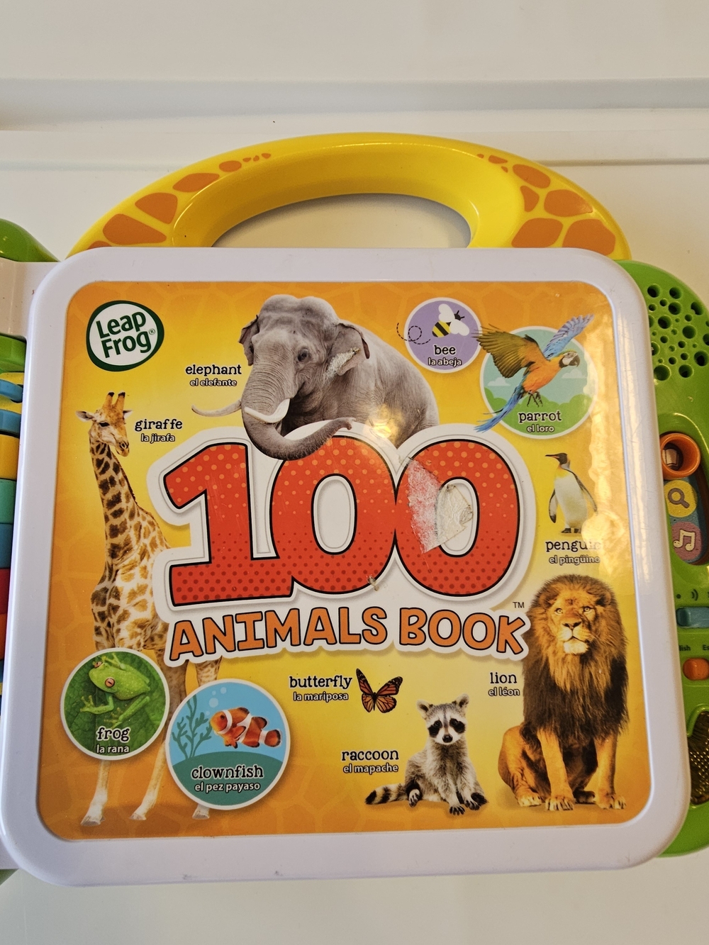 Leap Frog 100 Animals Book - Yellow